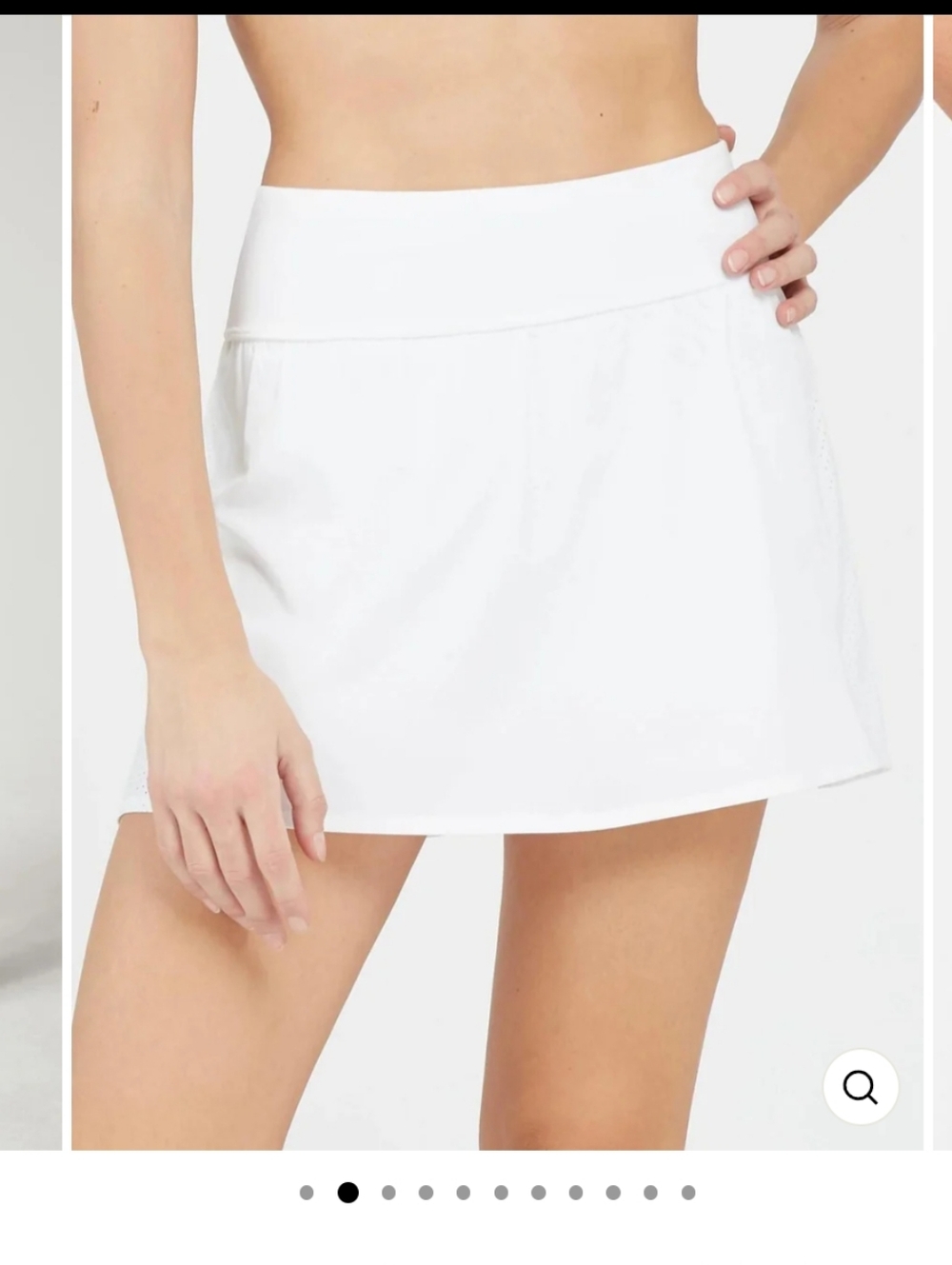 Spanx Get Moving Skort - White Sz L NWT